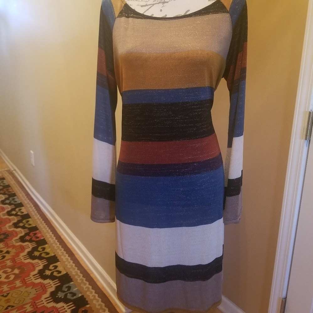 MSK dress with bell sleeves NWOT